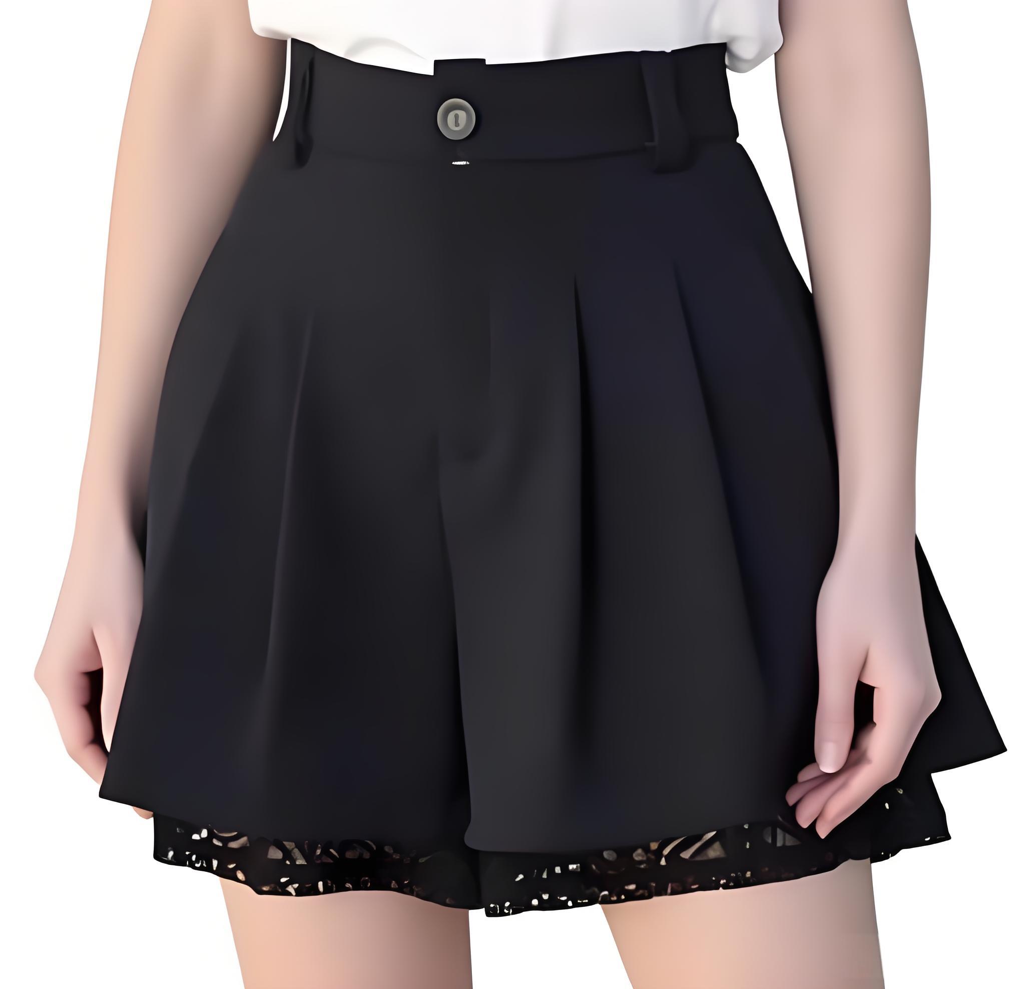 Women'S Formal Wear Suits - Women High Waist Tailored Trousers Culottes