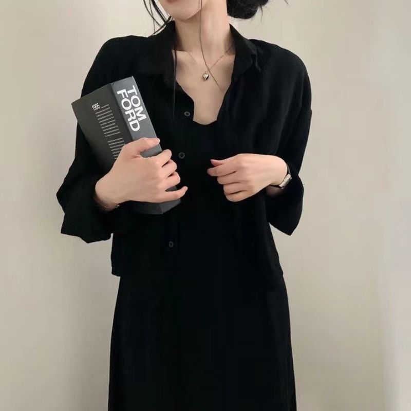 Women Dress Set Two Piece Sets - Shift Dress Sleeveless ulasan dan harga