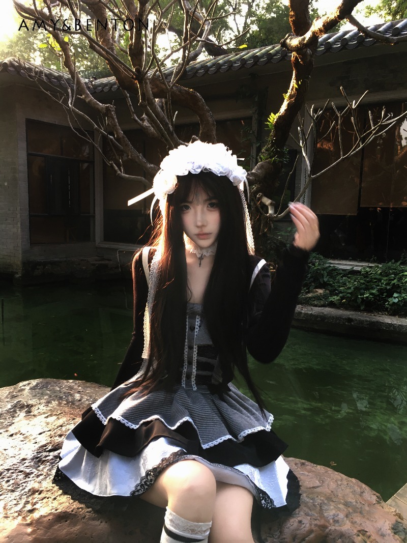 Original Lolita Style Dress Su - Shift Dress Sleeveless ulasan dan harga