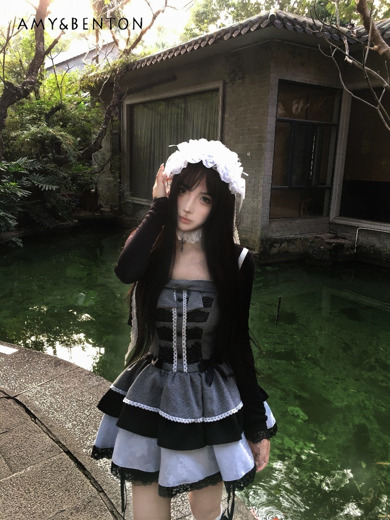 Original Lolita Style Dress Su - Shift Dress Sleeveless ulasan dan harga