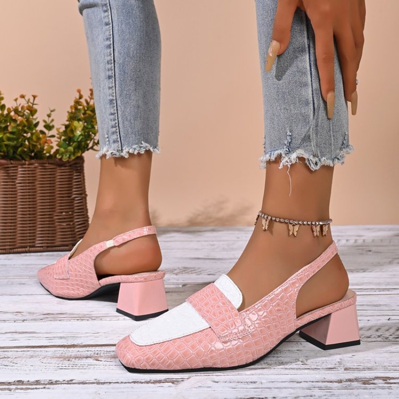 pumps slingback heel shoes wom - Women'S Work Fashion ulasan dan harga
