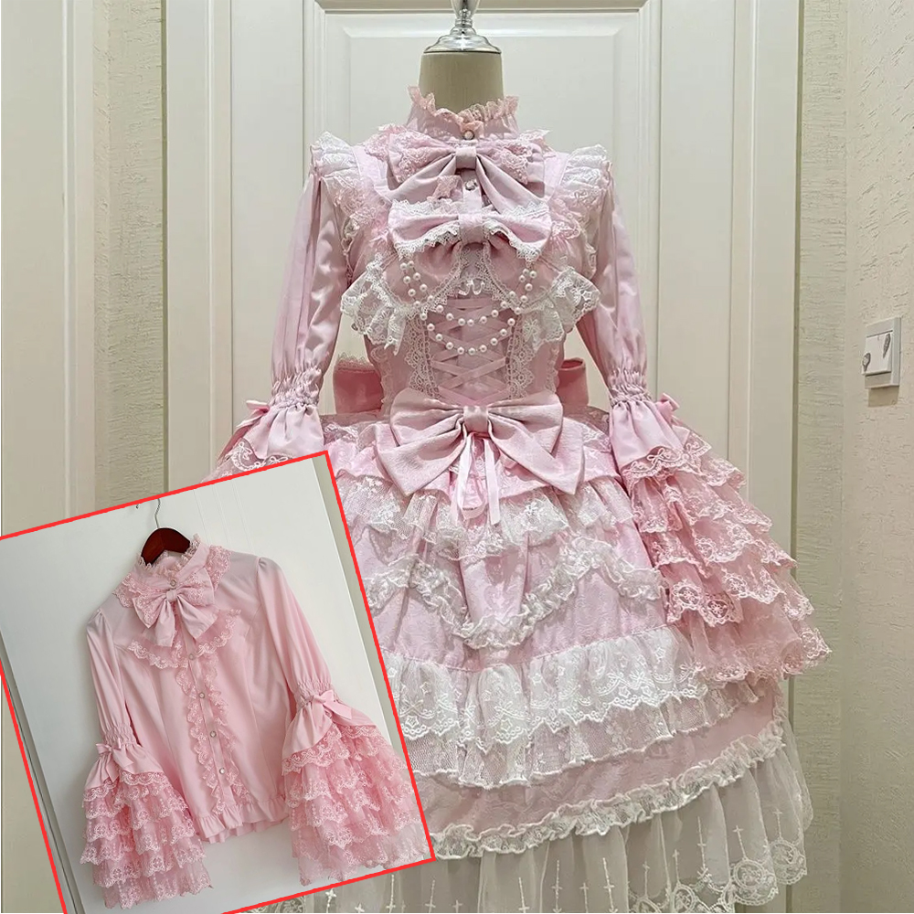 Japanese Cosplay Lolita 2 Piec - Shift Dress Sleeveless ulasan dan harga
