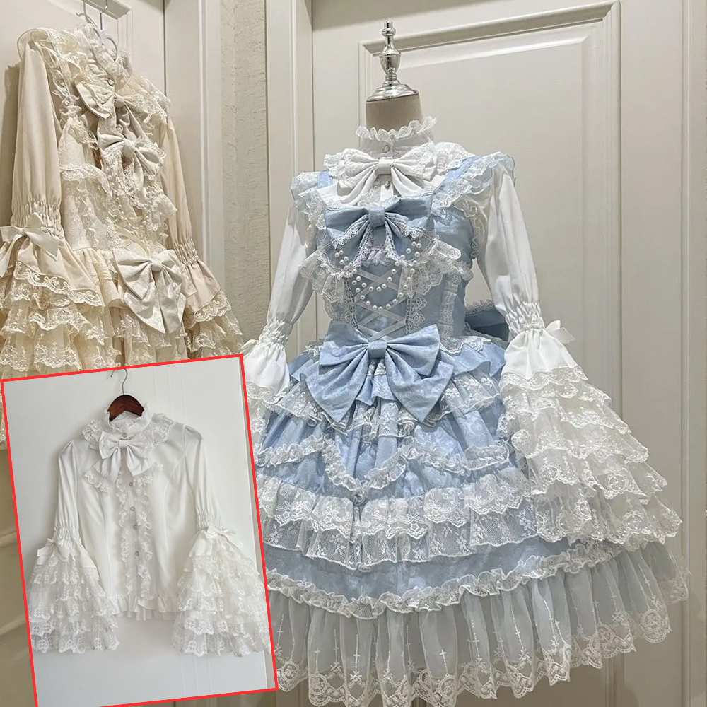 Japanese Cosplay Lolita 2 Piec - Shift Dress Sleeveless ulasan dan harga