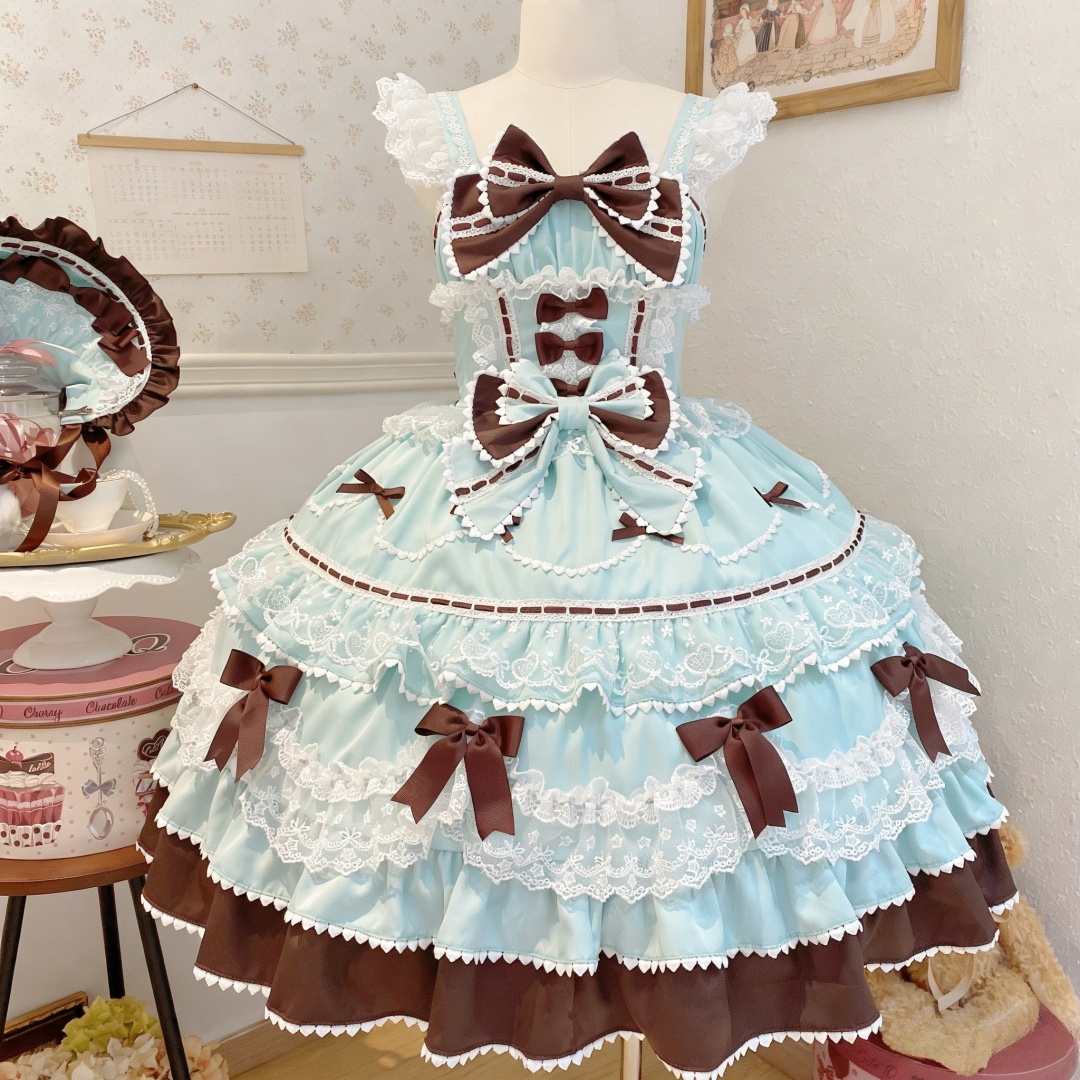 Japanese Cosplay Lolita 2 Piec - Shift Dress Sleeveless ulasan dan harga