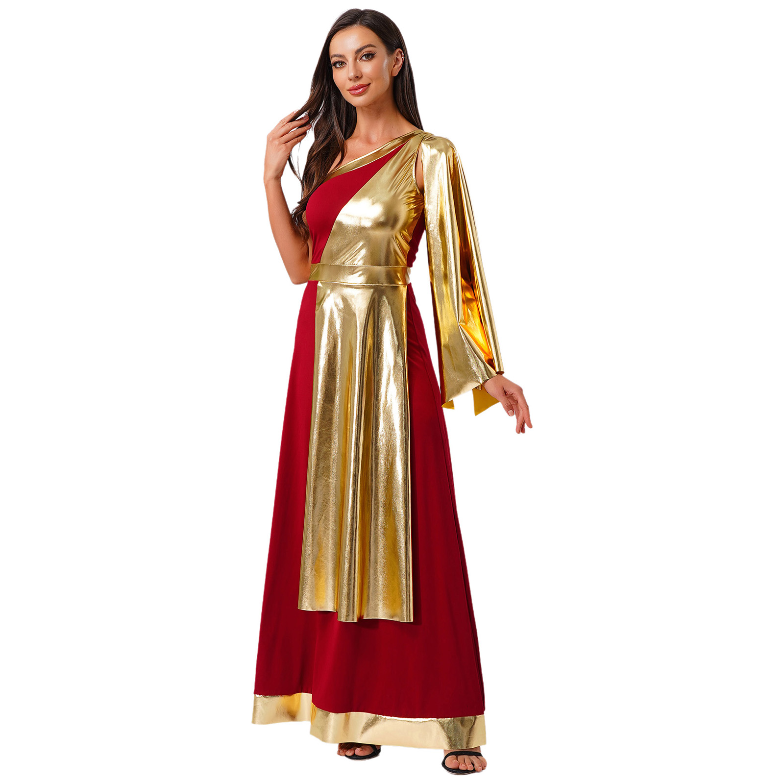 Womens Ancient Greek Tunic Dre - Shift Dress Sleeveless ulasan dan harga
