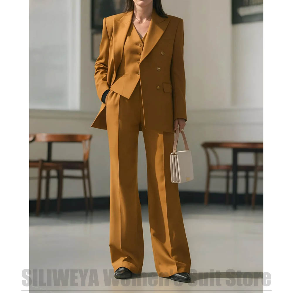 Women's Suit 3 Piece Double Br - Women'S Formal Wear Suits ulasan dan harga