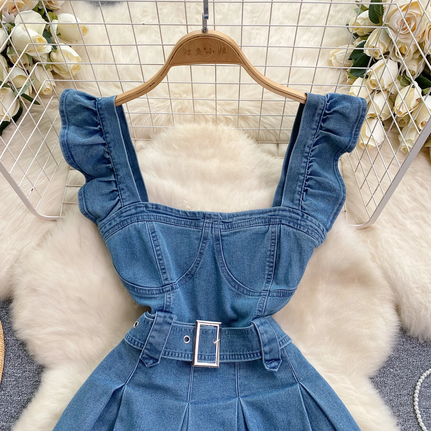 Korean Version of The College  - Shift Dress Sleeveless ulasan dan harga