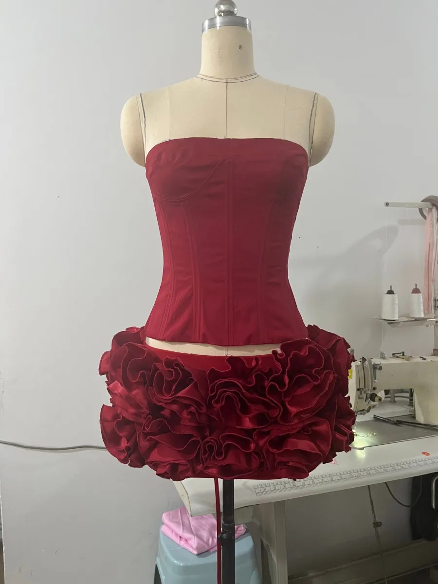 VC Christmas Dress Strapless R - Shift Dress Sleeveless ulasan dan harga