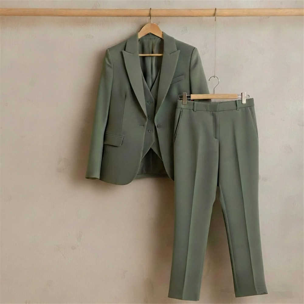 New Sage Green Women's Suit 3  - Women'S Formal Wear Suits ulasan dan harga