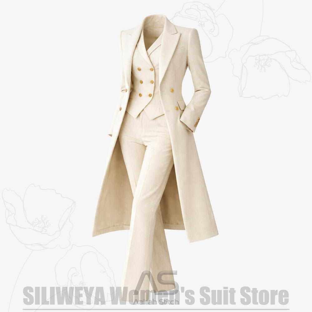 Women's Suit 3 Piece Double Br - Women'S Formal Wear Suits ulasan dan harga