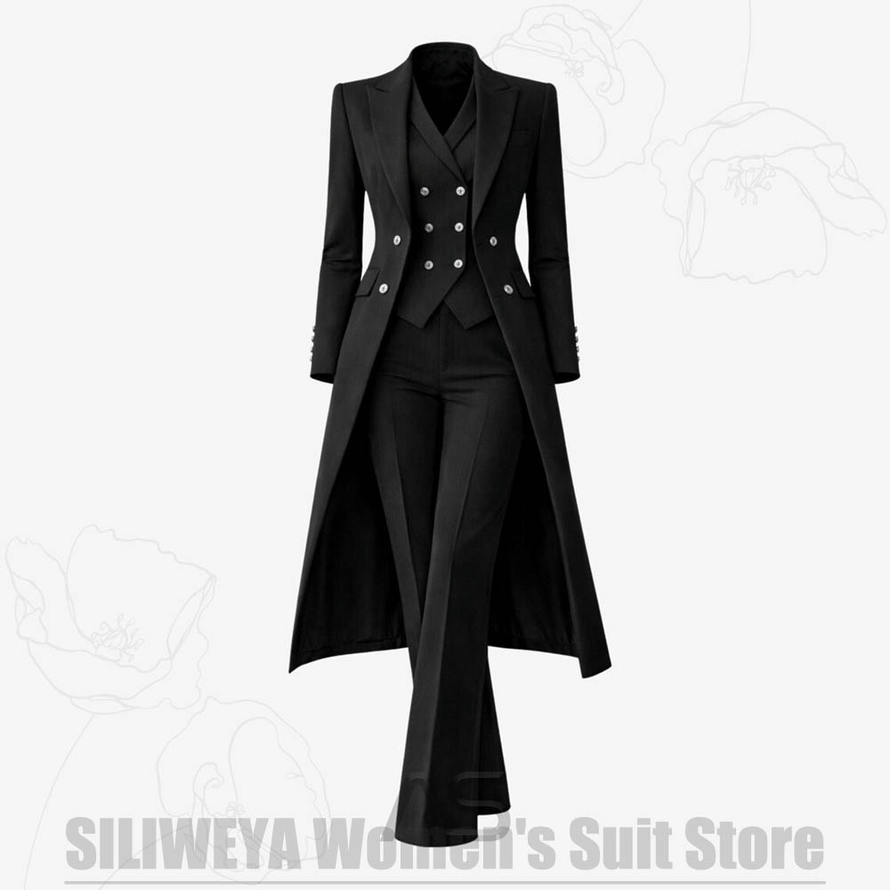 Women's Suit 3 Piece Double Br - Women'S Formal Wear Suits ulasan dan harga