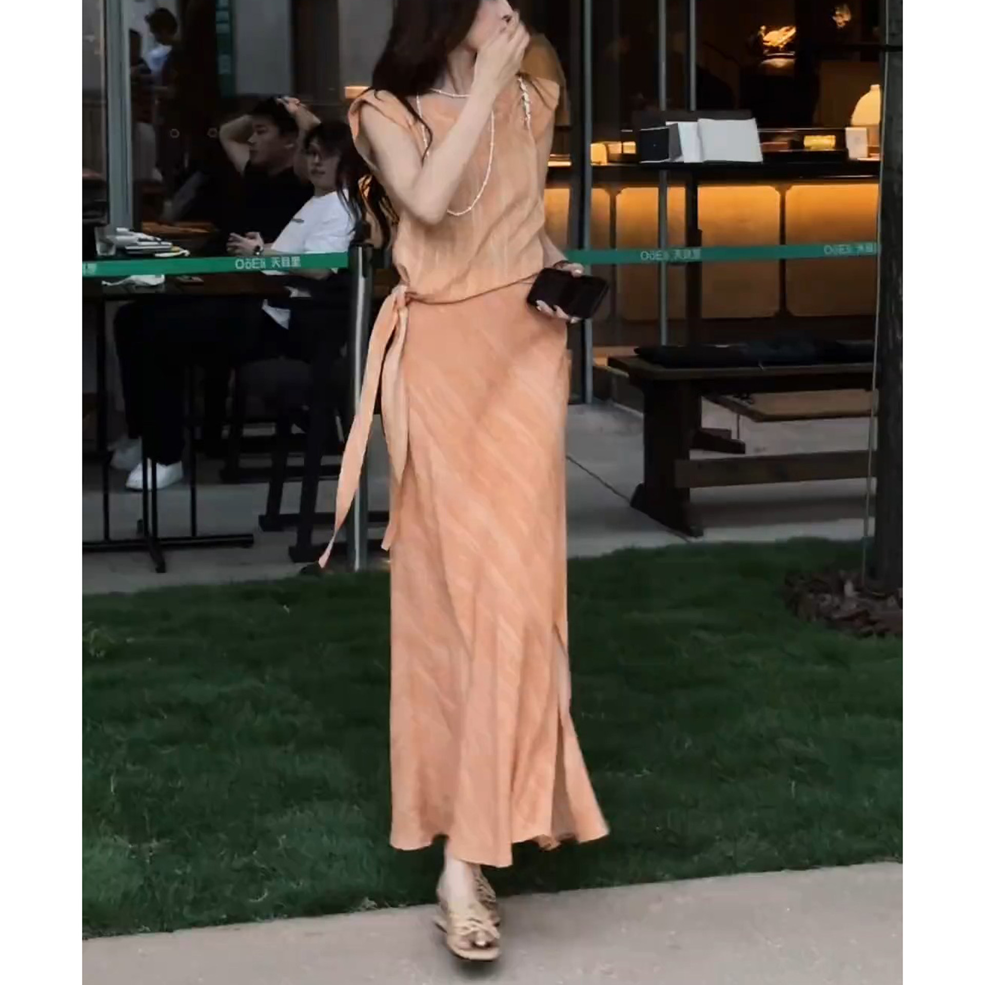 Large Size Stylish Two-piece S - Shift Dress Sleeveless ulasan dan harga