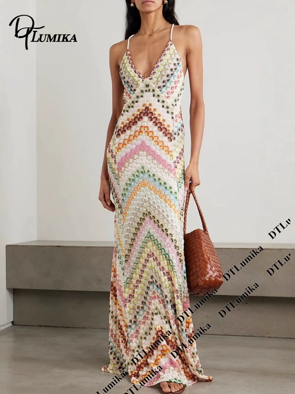DTLumika Bohemian Print Maxi D - Women'S Formal Resort Wear ulasan dan harga