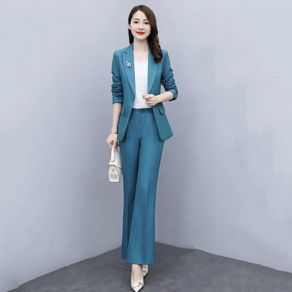 2 Pcs/Set Lady Formal Coat Pan - Women'S Formal Wear Suits ulasan dan harga